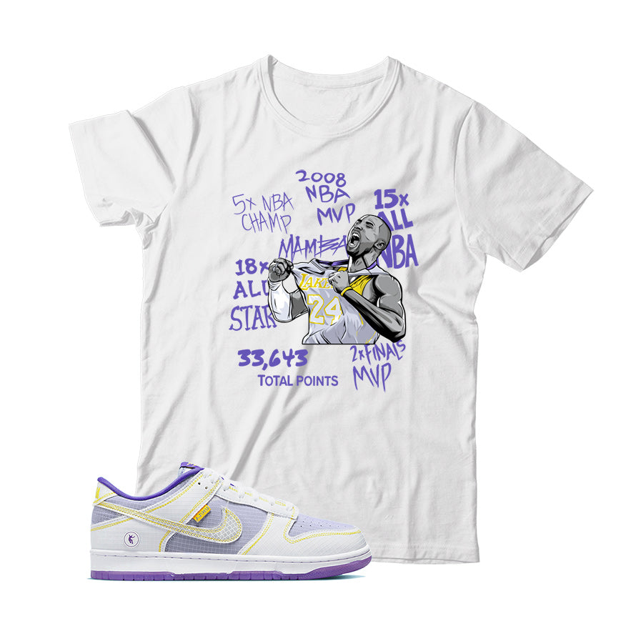 Dunk Low Court Purple shirt