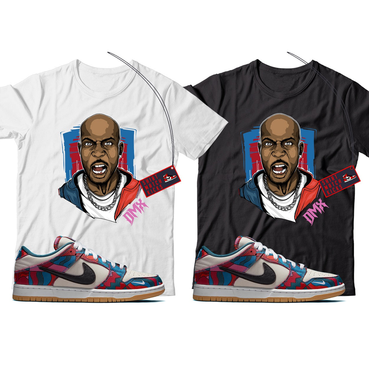 Shirt Match Dunk Low Pro Parra Abstract Art