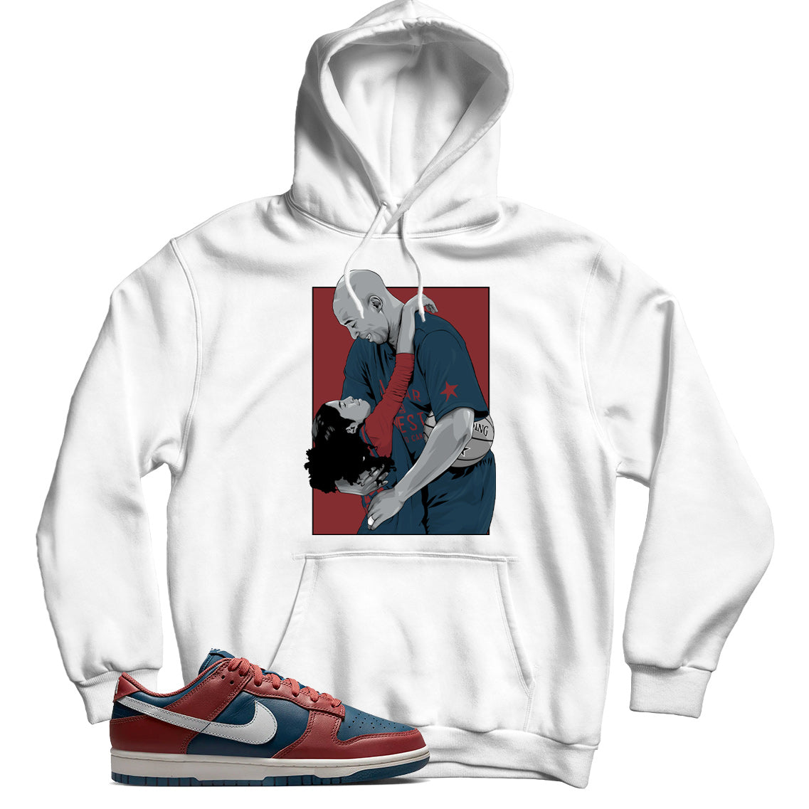 Dunk Low Canyon Rust hoodie