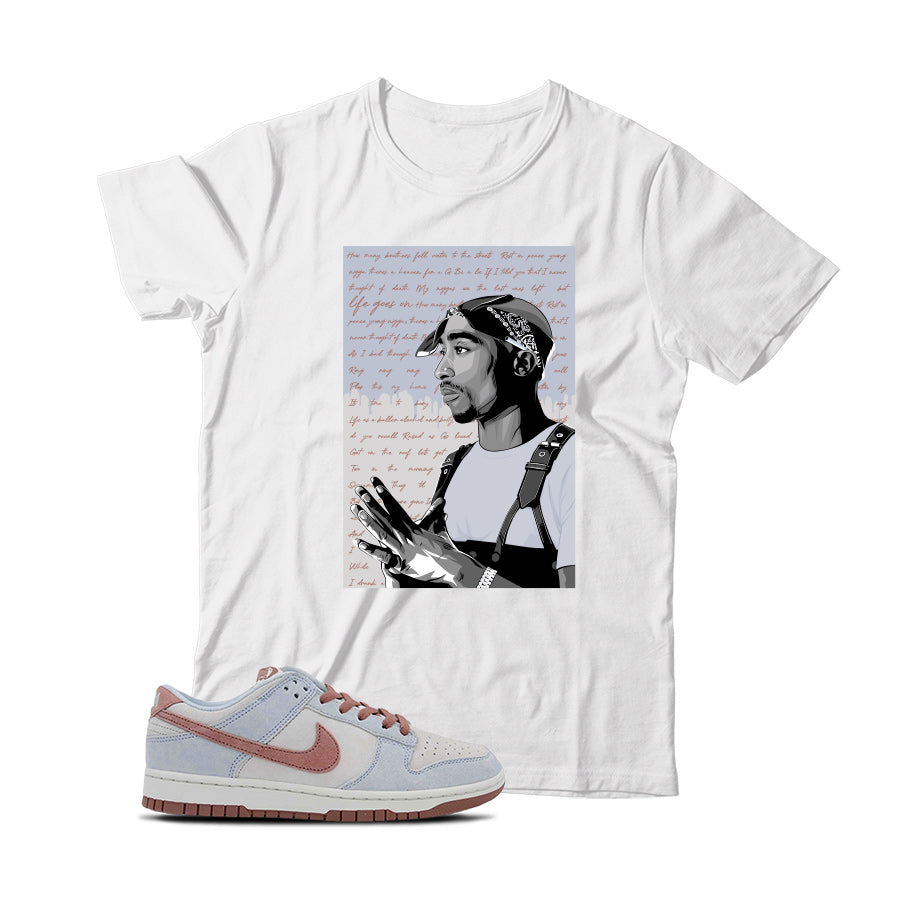 Dunk Low Fossil Rose shirt