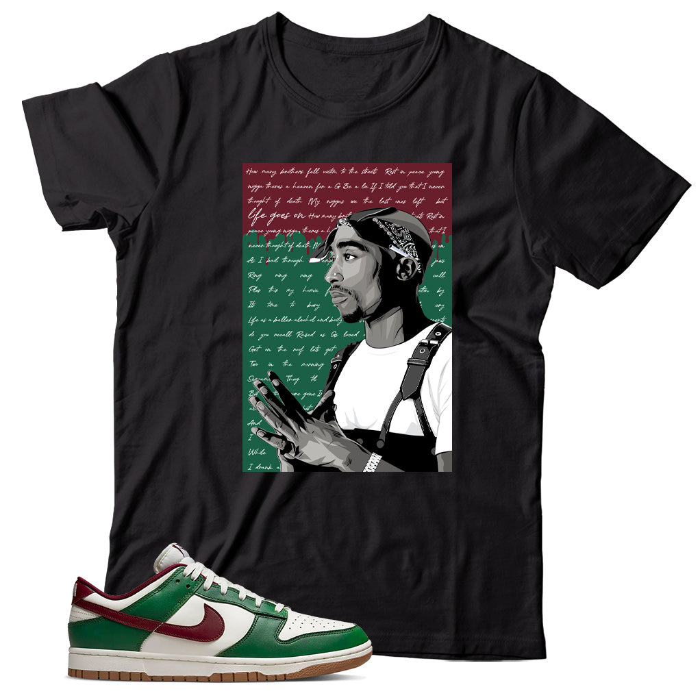 Dunk Low Gorge Green shirt