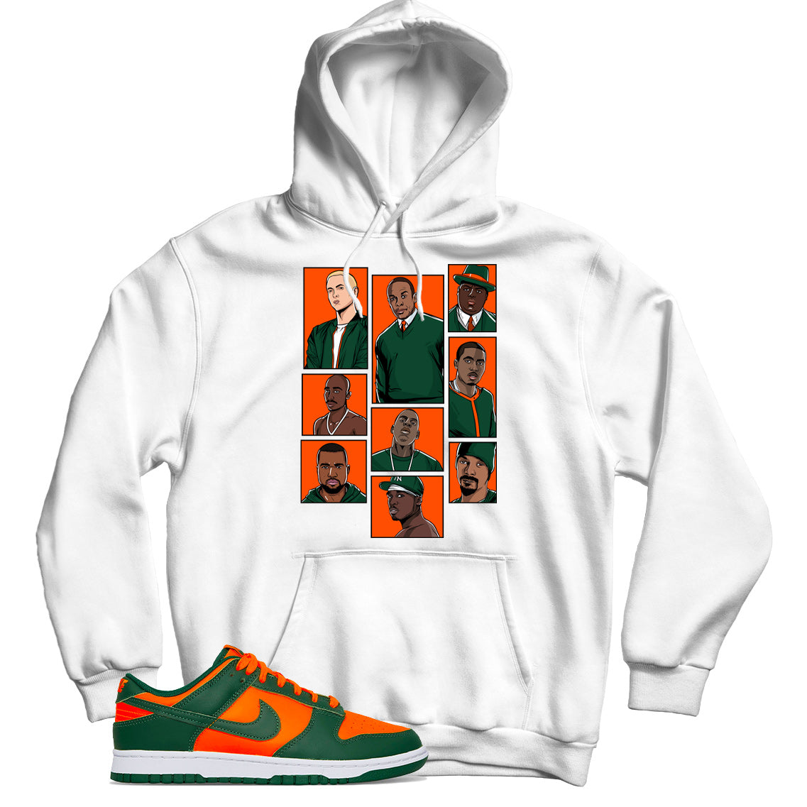 Miami Hurricanes dunks hoodie