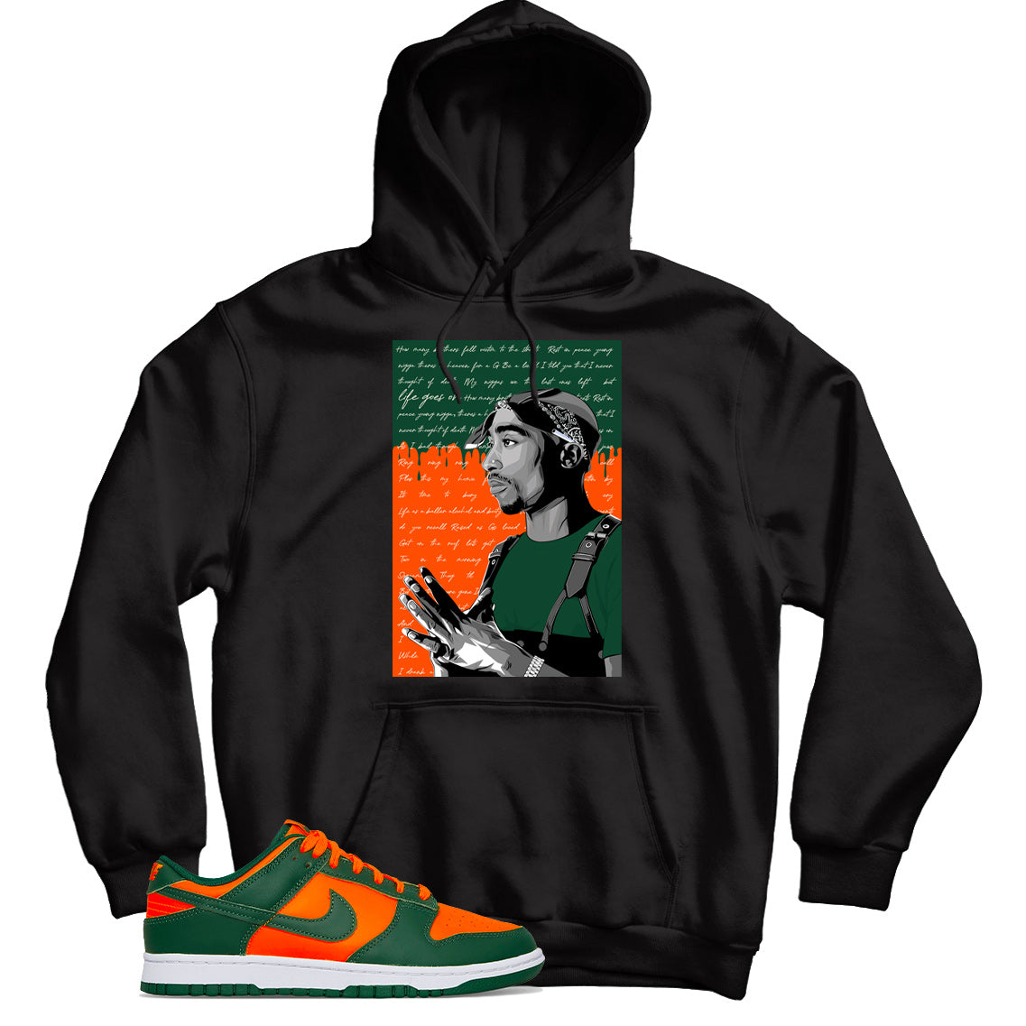 Miami Hurricanes dunks hoodie