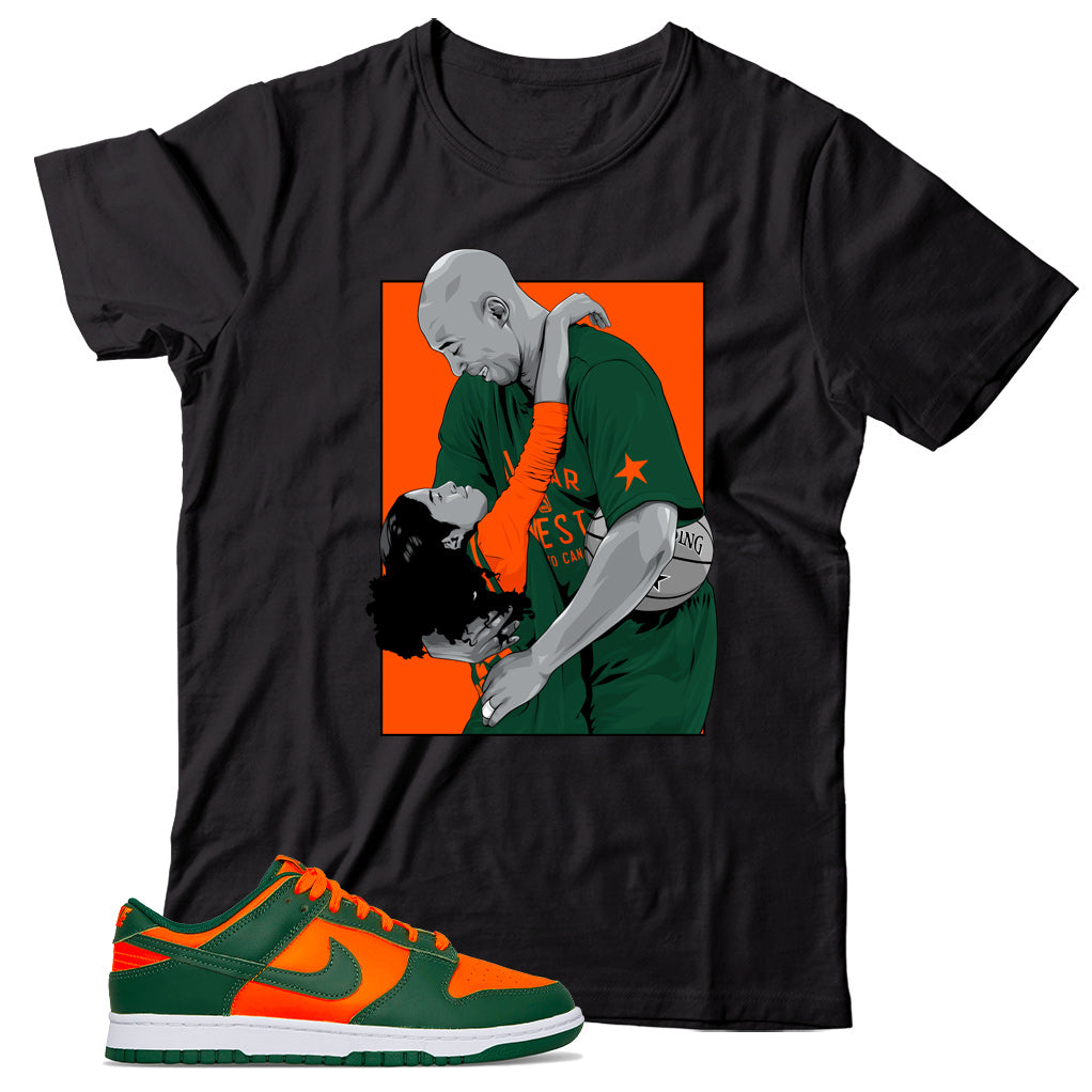 Dunk Low Miami Hurricanes shirt