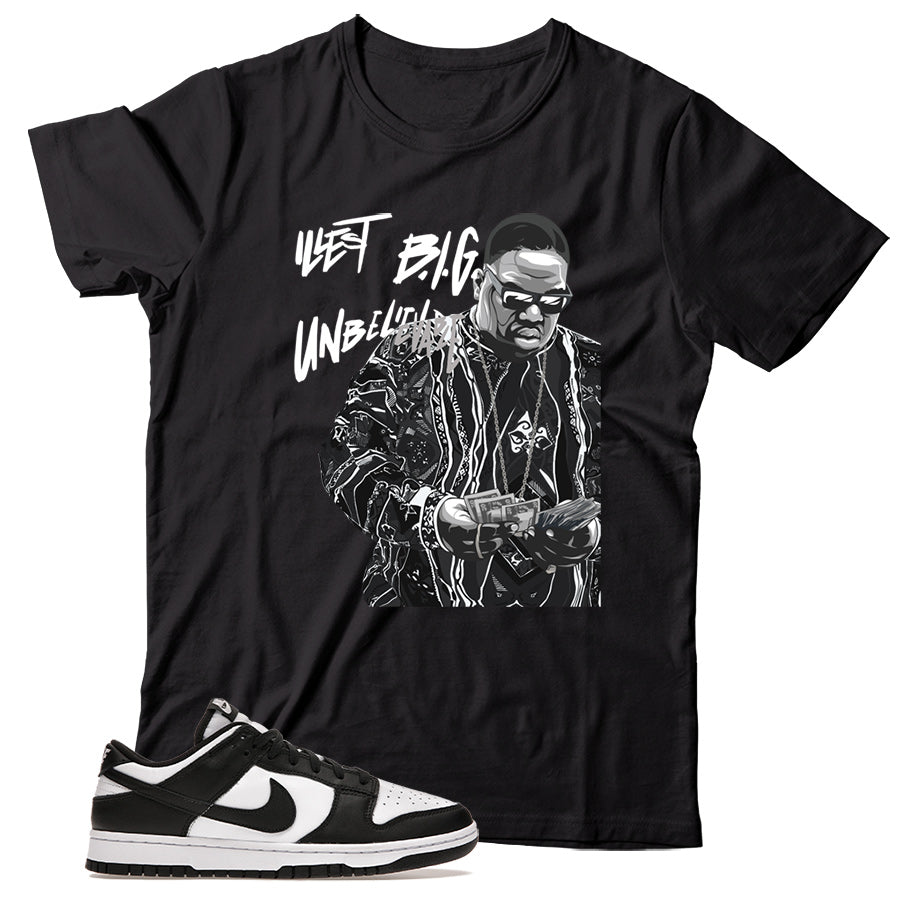 black and white biggie t shirt