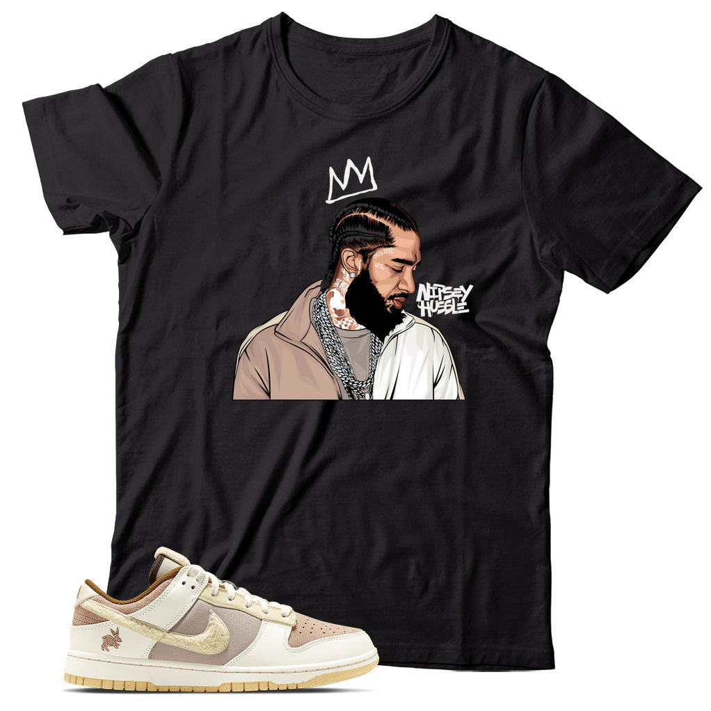 Dunk Low Year of the Rabbit Brown shirt