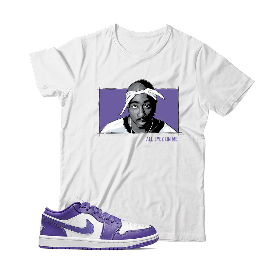 Jordan 1 Low Psychic Purple shirt