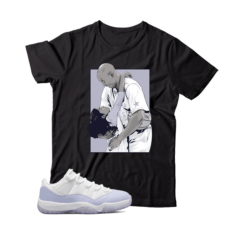 Jordan 11 Low Pure Violet shirt