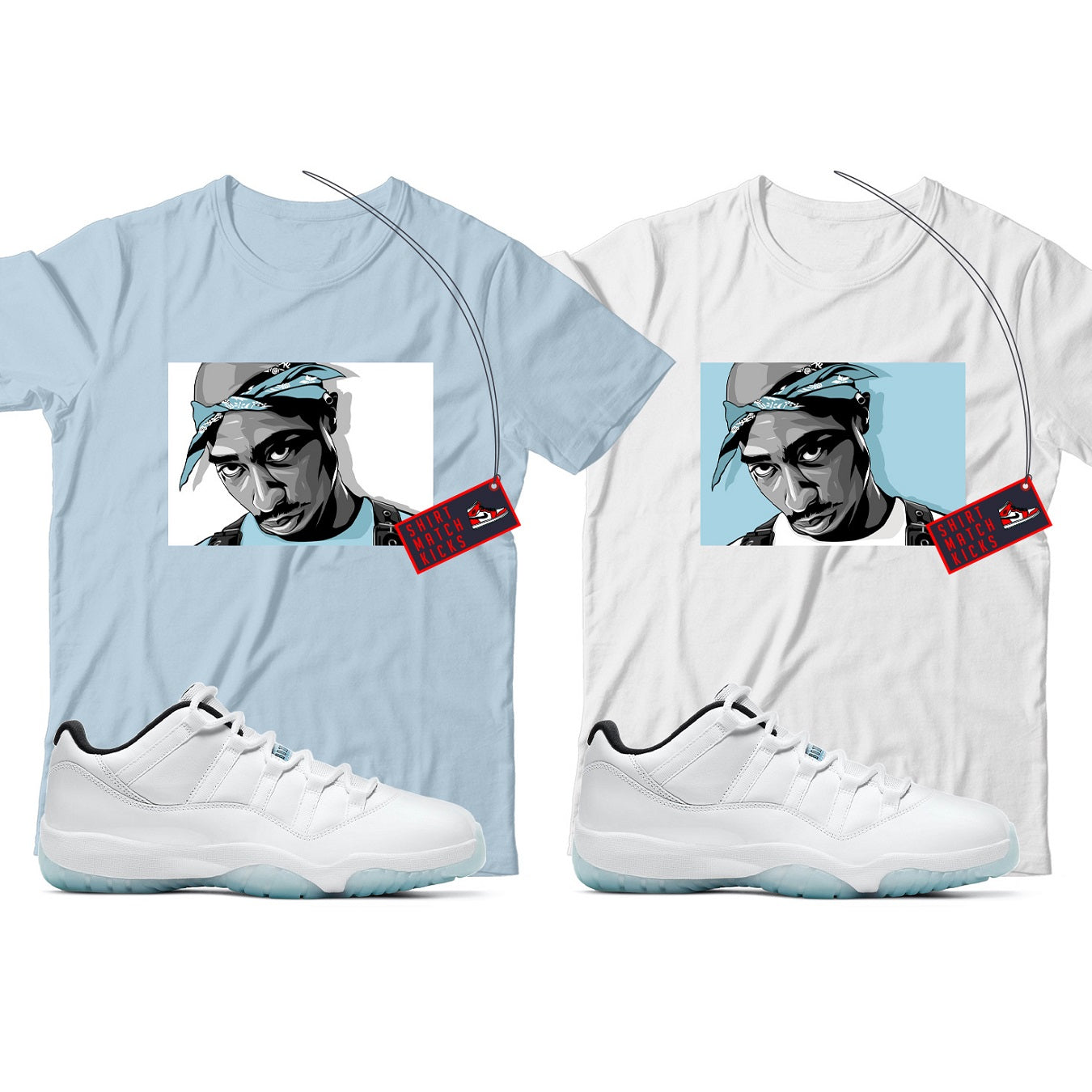 Jordan 11 Low Legend Blue shirt