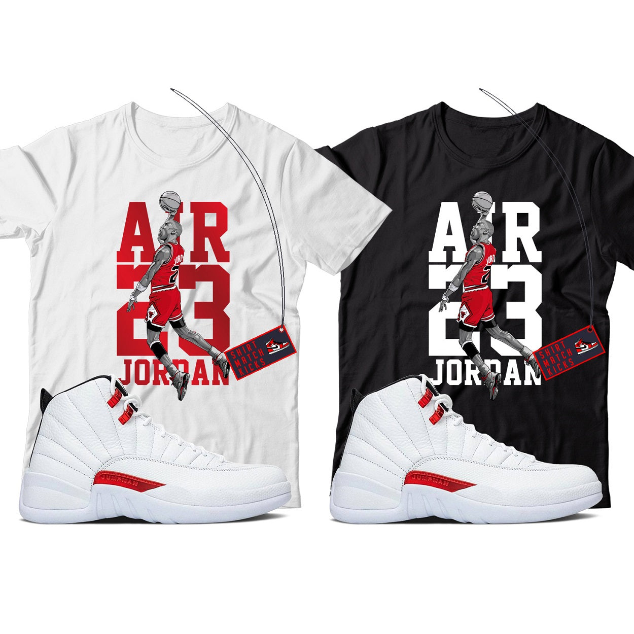 T-Shirt Match Jordan 12 Twist