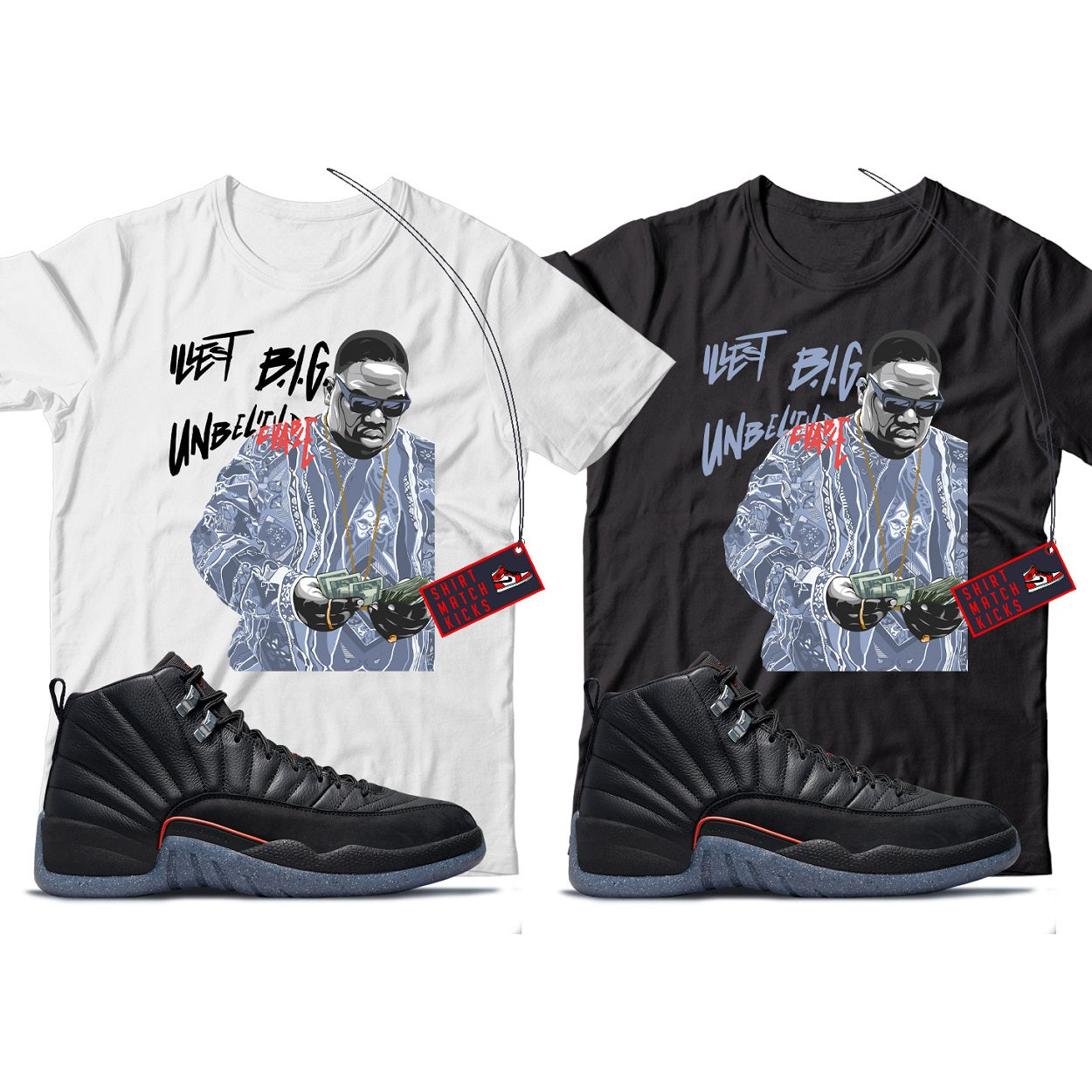 T-Shirt Match Jordan 12 Utility Grind