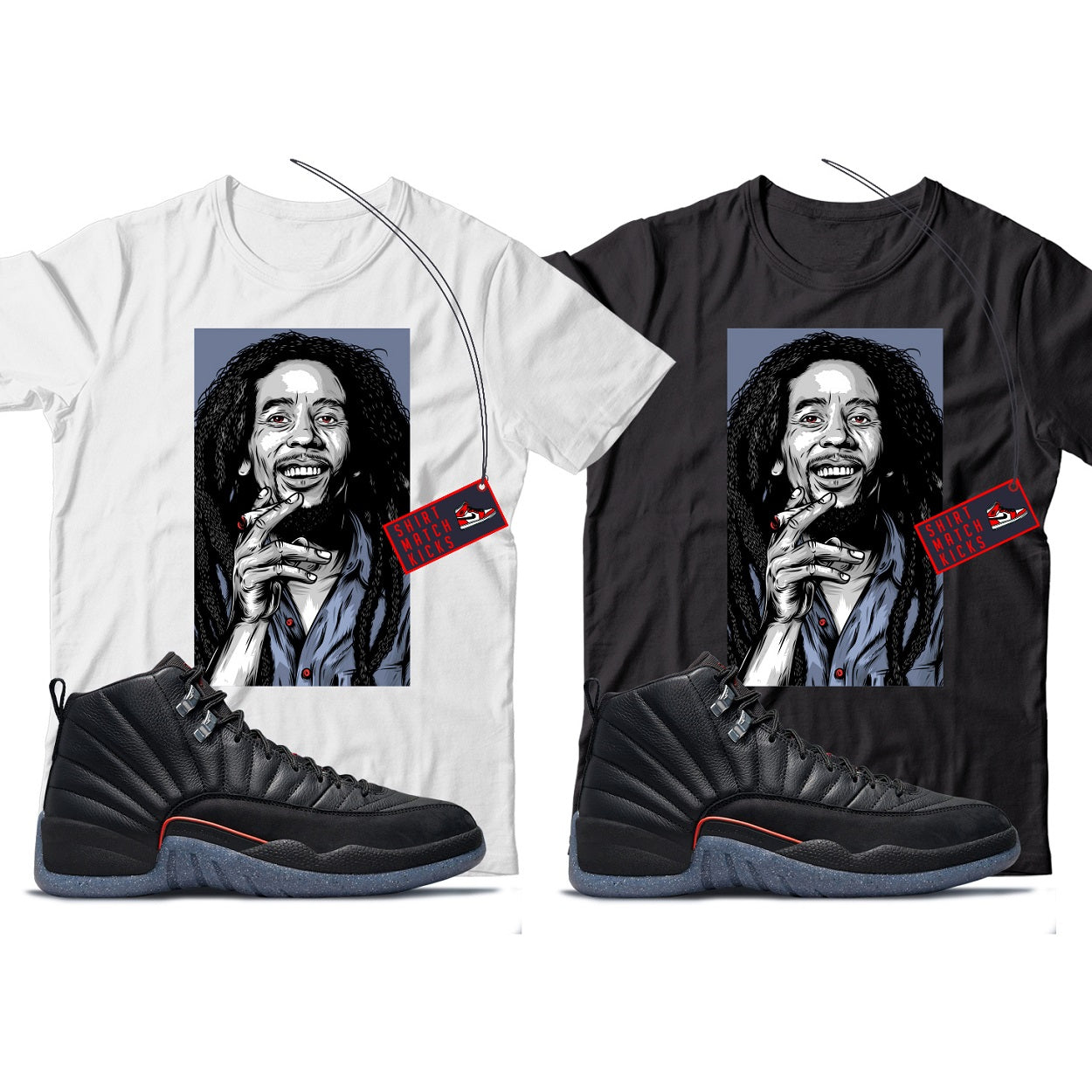 T-Shirt Match Jordan 12 Utility Grind