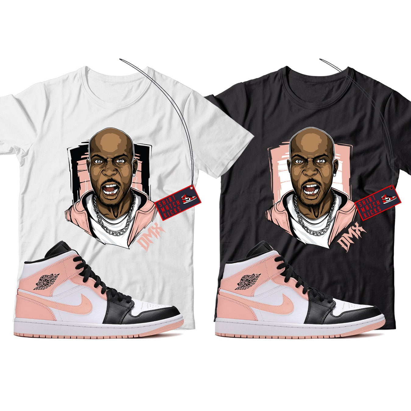 T-Shirt Match Jordan 1 Crimson Tint