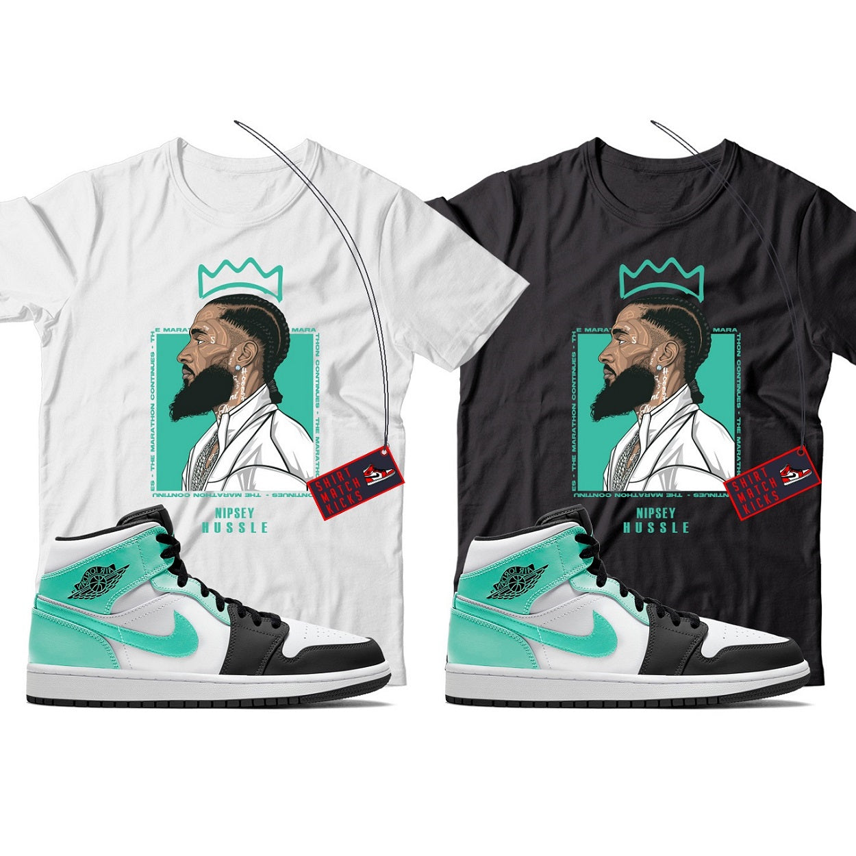 T-Shirt Match Jordan 1 Tropical Twist