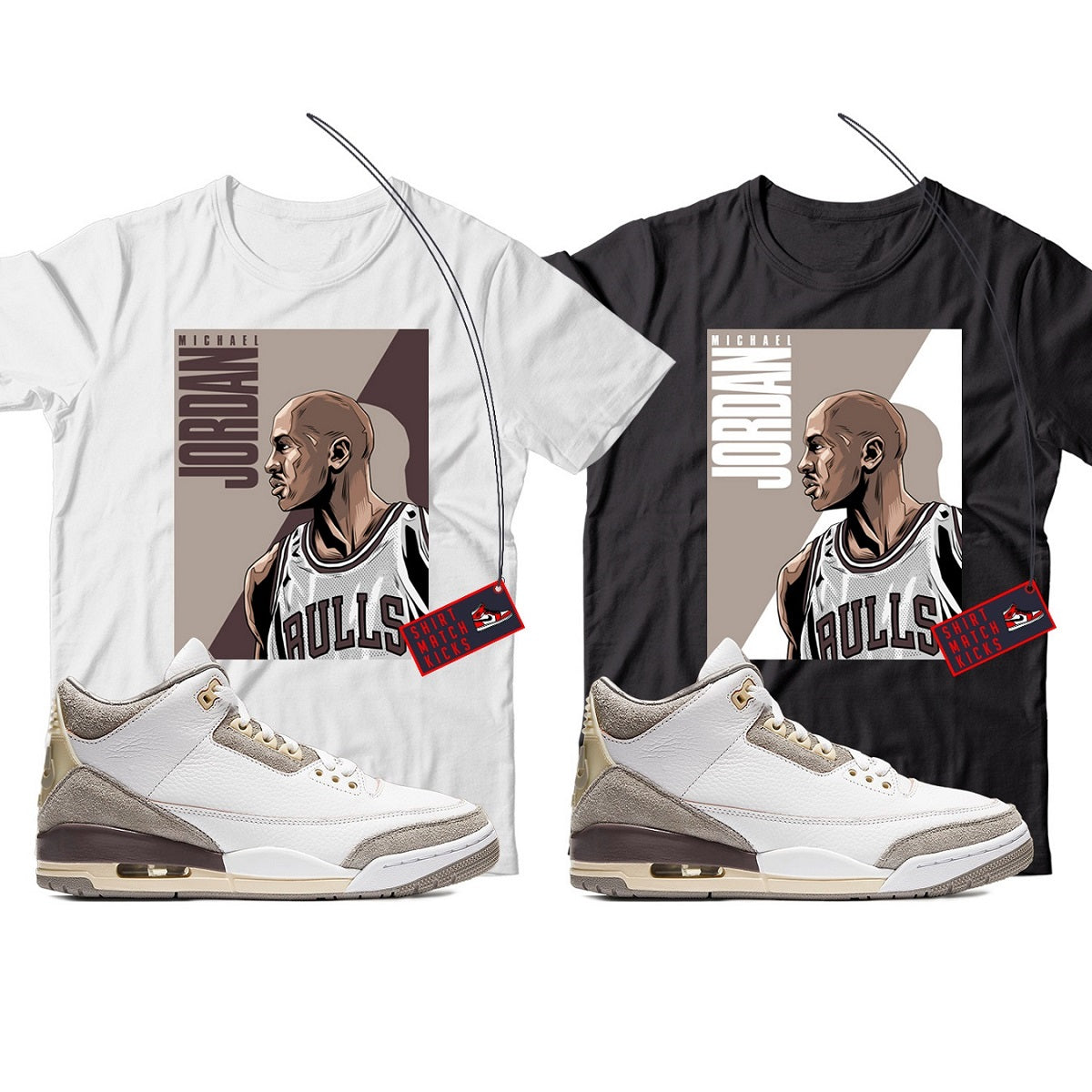 T-Shirt Match Jordan 3 A Ma Maniere