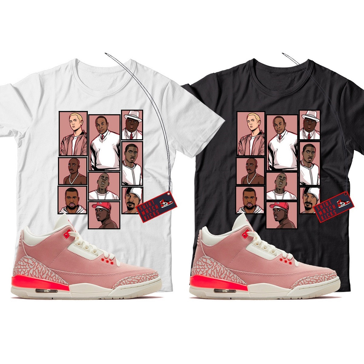 Jordan 3 Rust Pink shirt