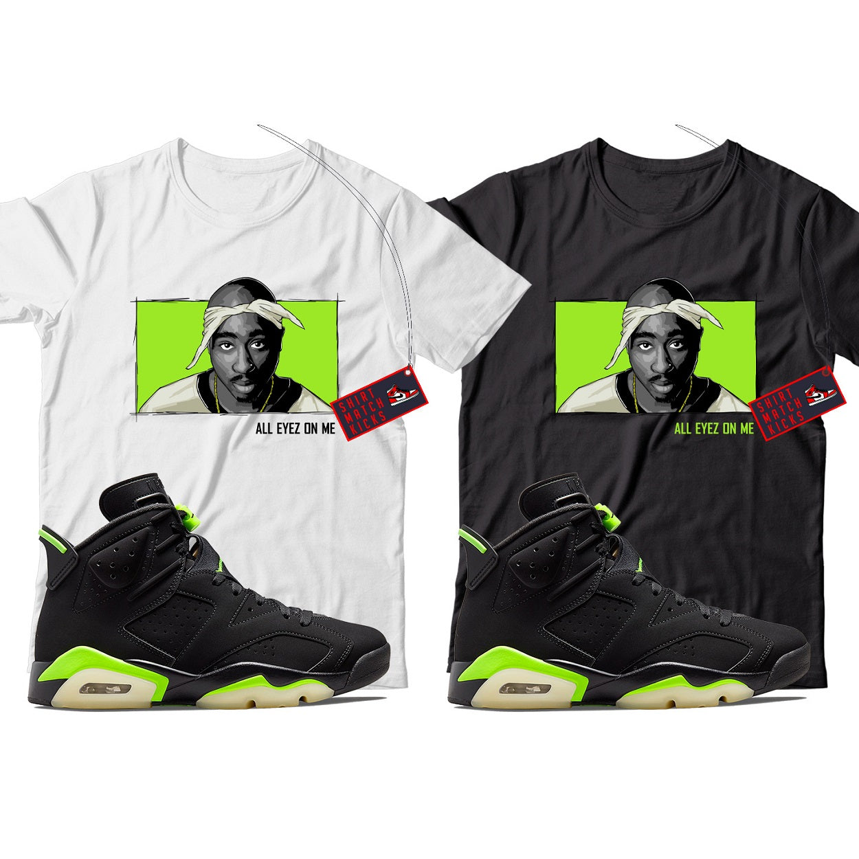Jordan 6 Electric Green shirt