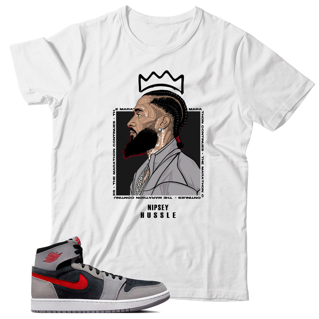 Jordan 1 Black Fire Red Cement shirt