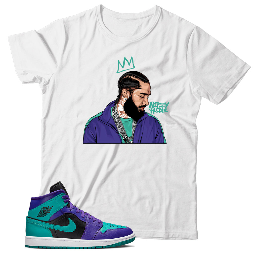 Jordan 1 Black Grape shirt