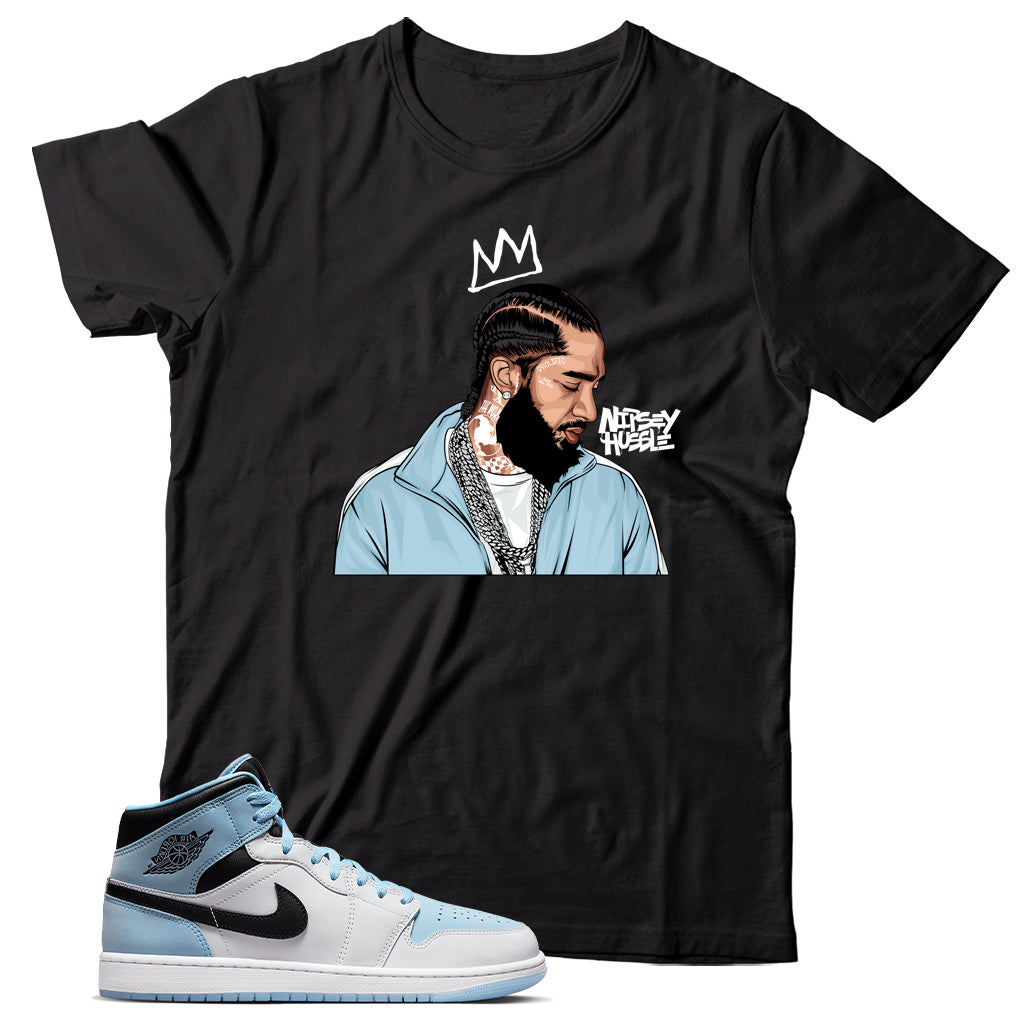 Jordan 1 Ice Blue shirt