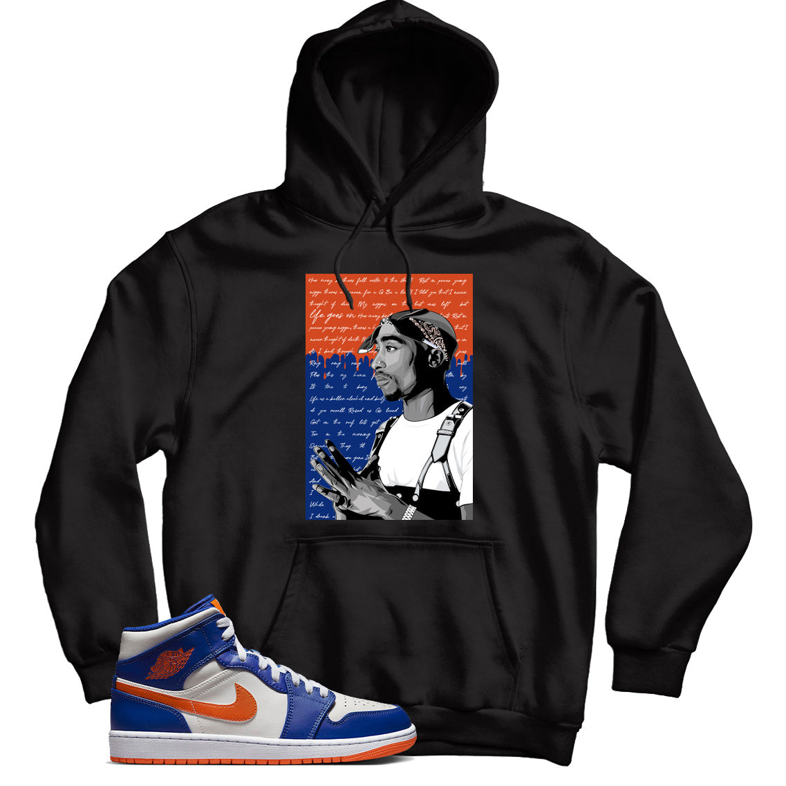 Jordan 1 Knicks hoodie