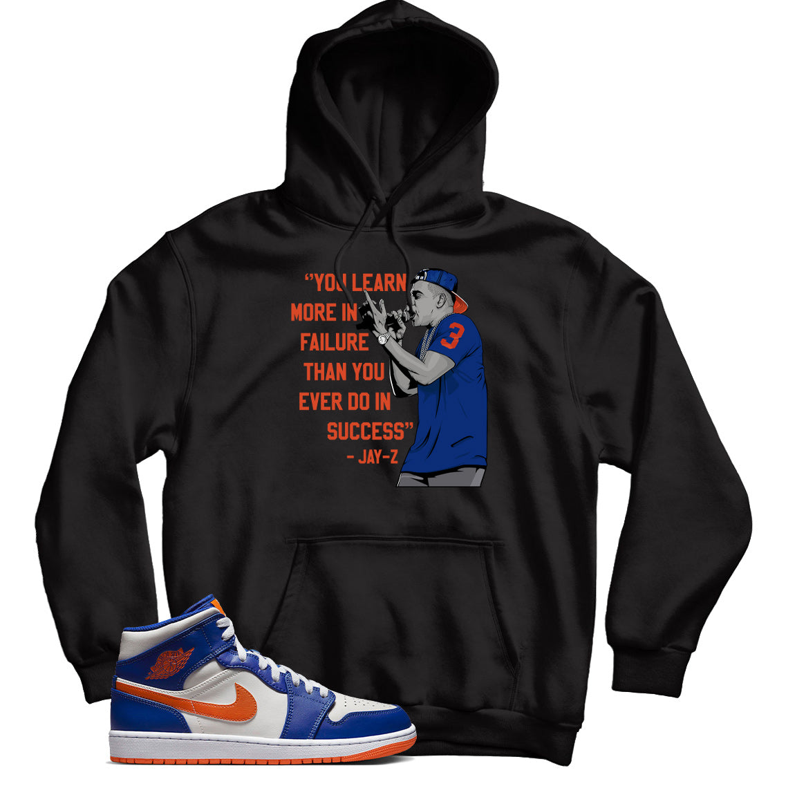 Jordan 1 Knicks hoodie