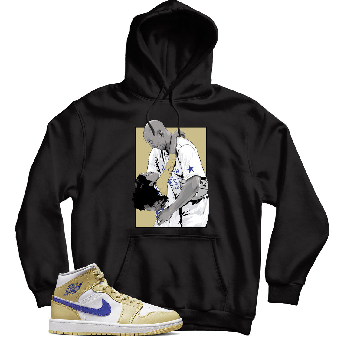 Jordan 1 Lemon Wash hoodie