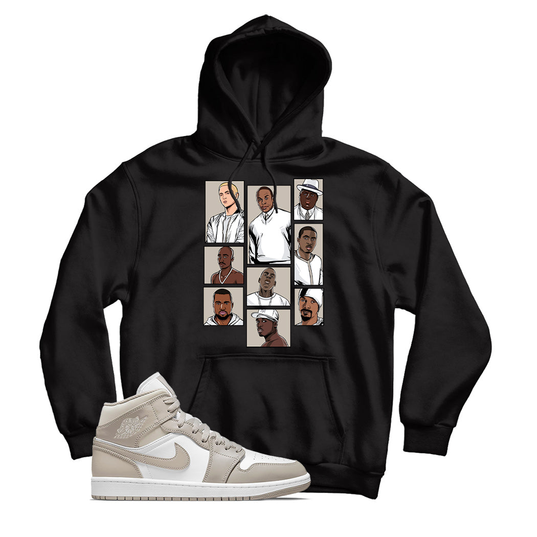 Jordan 1 college grey hoodie