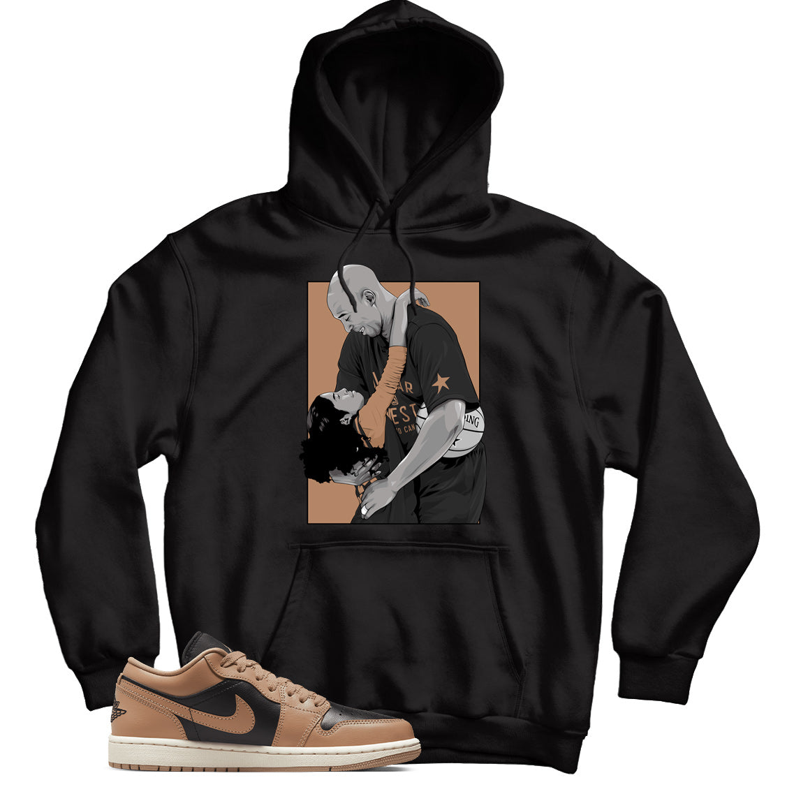 Jordan 1 Low Desert hoodie