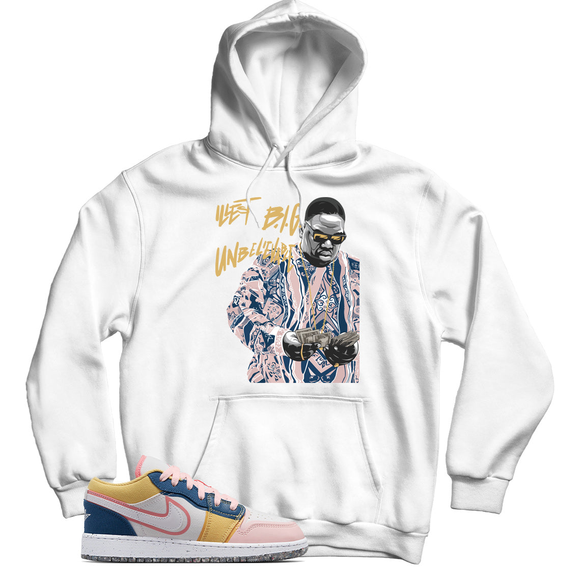 Jordan 1 Low Multi-Color Canvas shirt