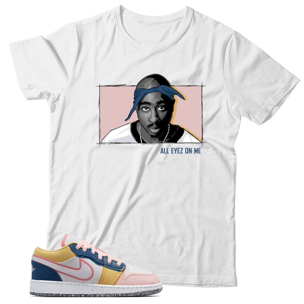 Jordan 1 Low Multi-Color Canvas shirt