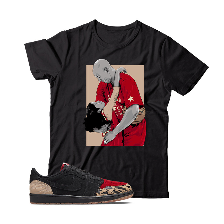 jordan 1 low SoleFly shirt