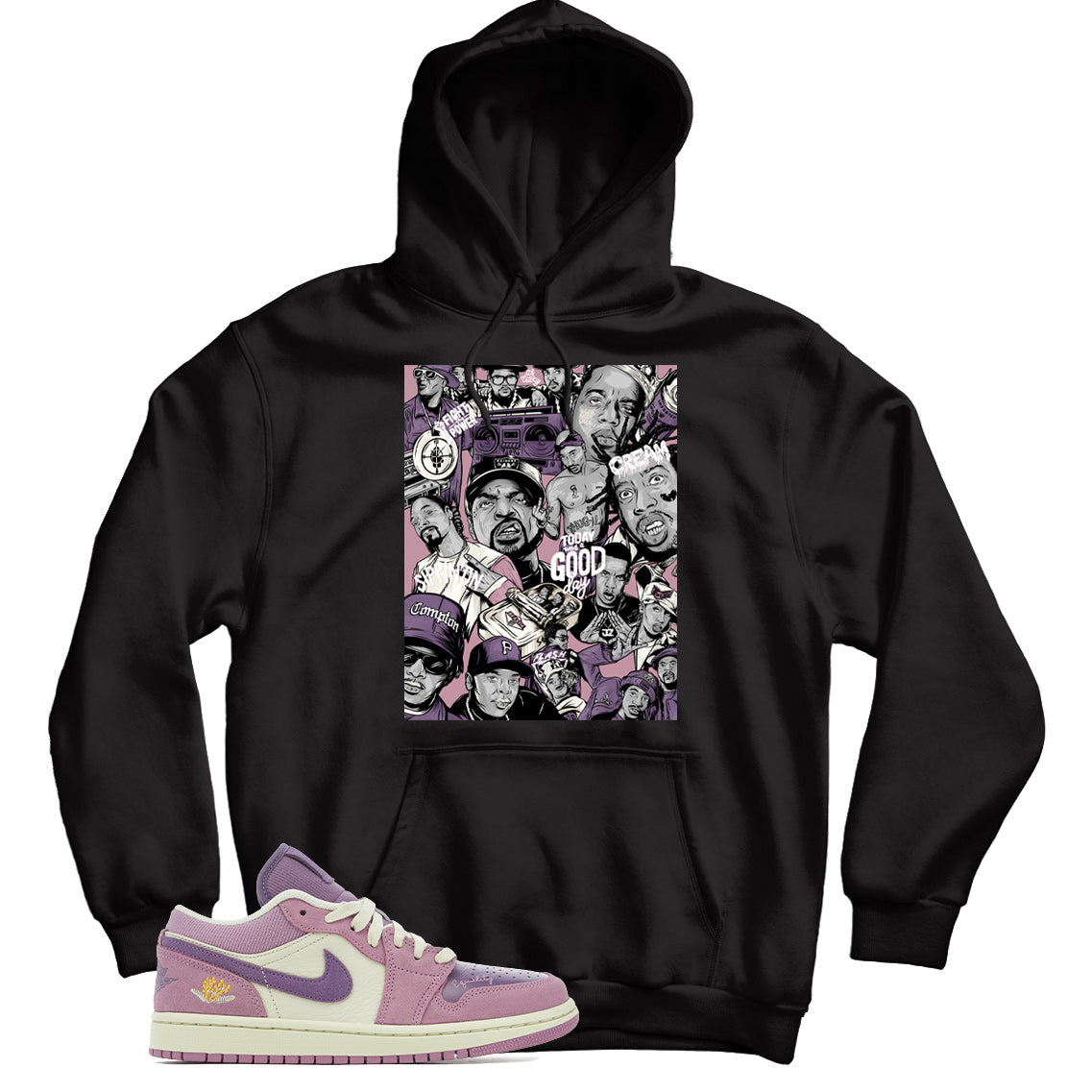 Hoodie Match Air Jordan 1 Low Unity
