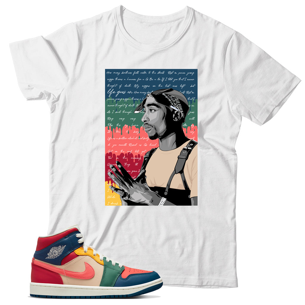 Jordan 1 Multi Color shirt