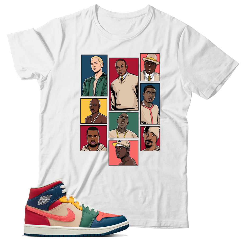 Jordan 1 Multi Color shirt