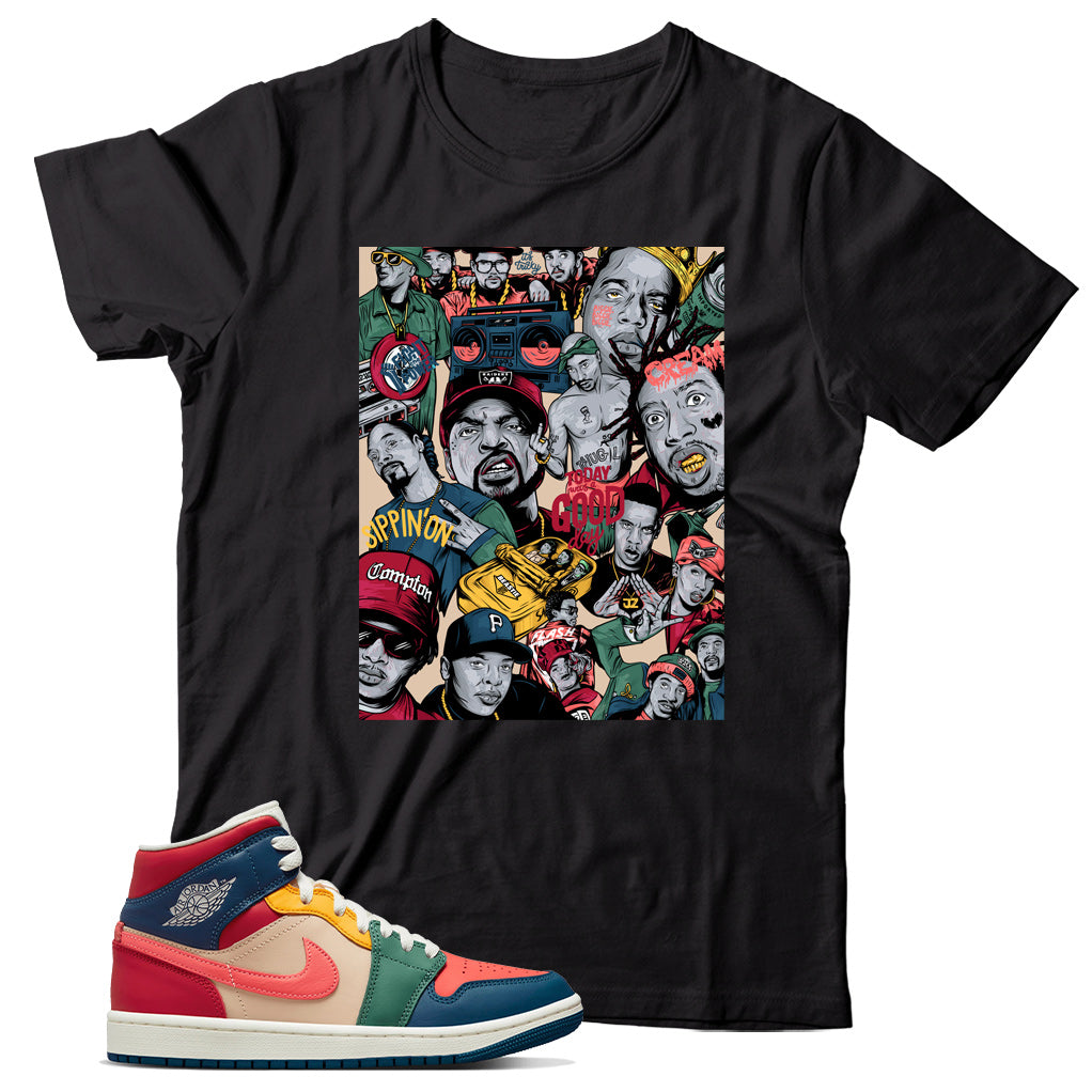 Jordan 1 Multi Color shirt