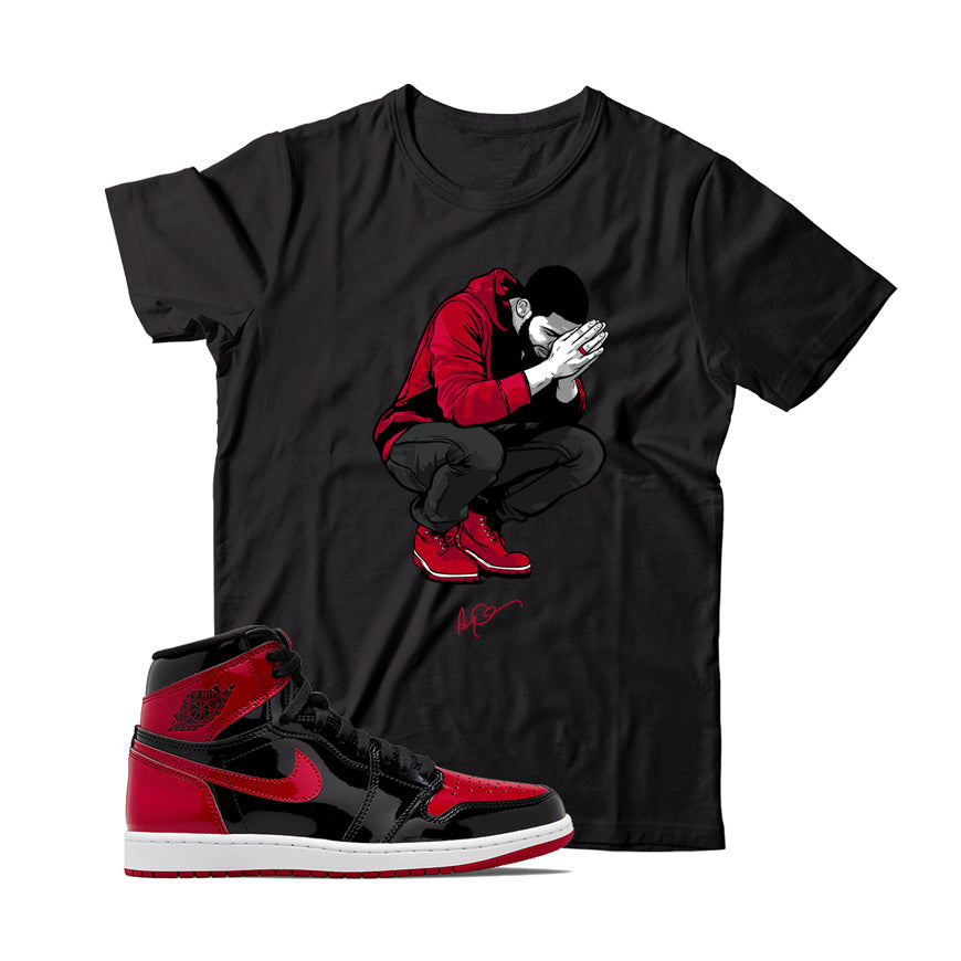 Jordan 1 Patent Bred Shirt