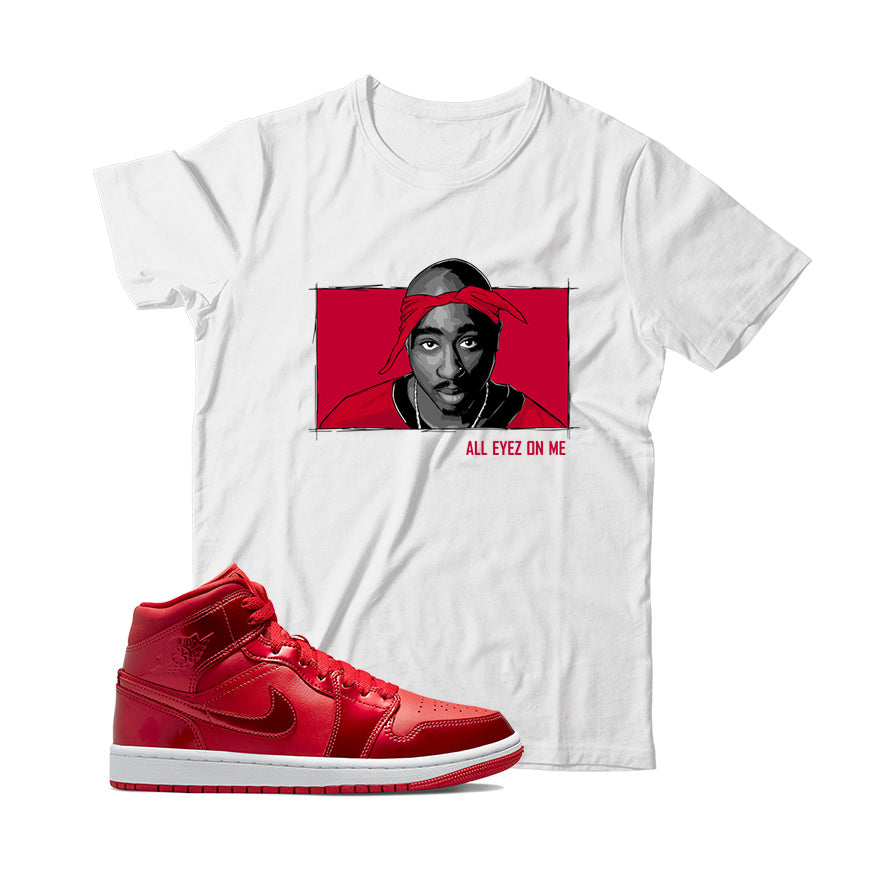 Jordan 1 Pomegranate shirt