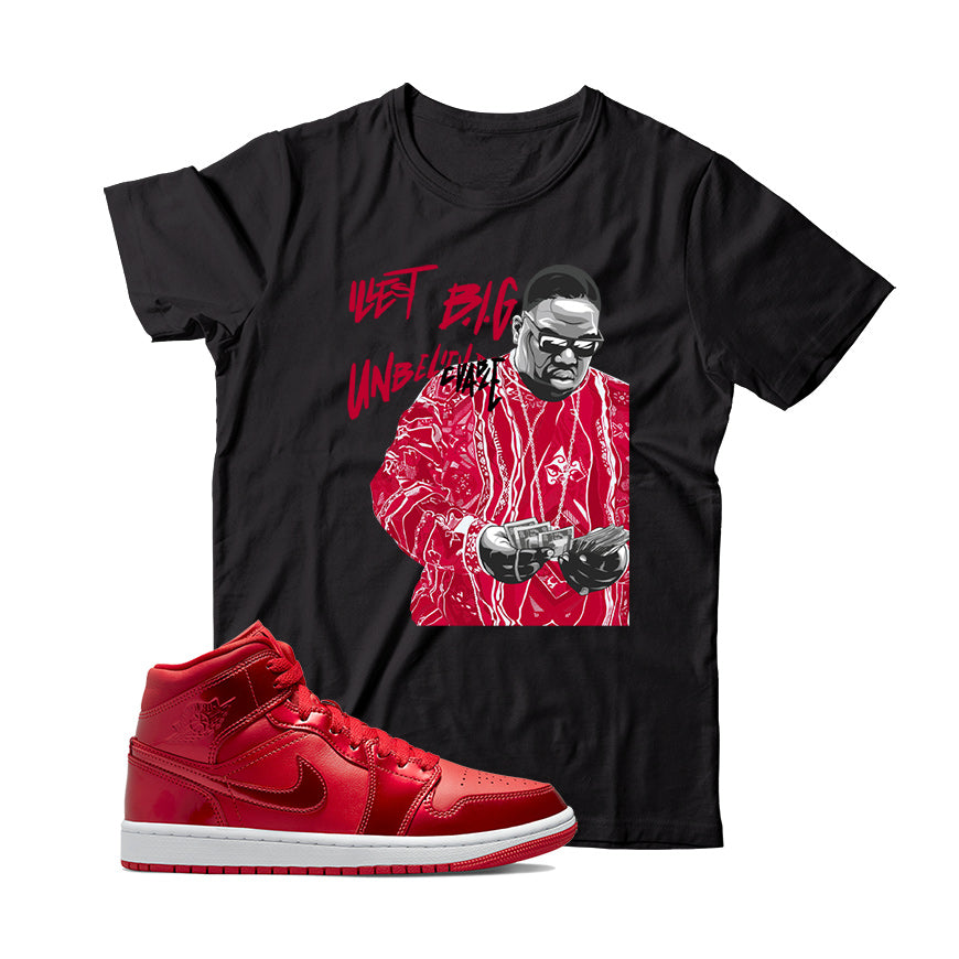 Jordan 1 Pomegranate shirt