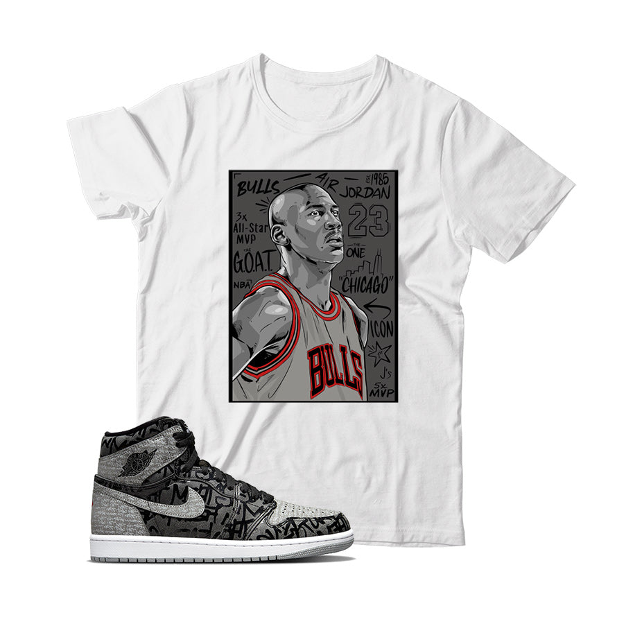 Jordan 1 Rebellionaire shirt