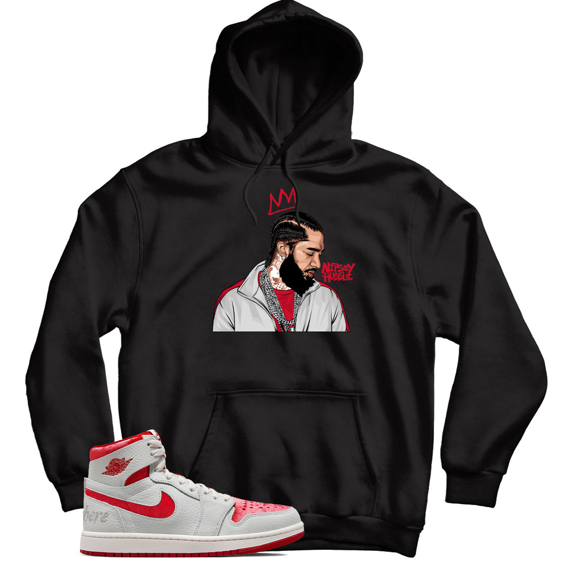 Jordan 1 Valentine’s Day hoodie