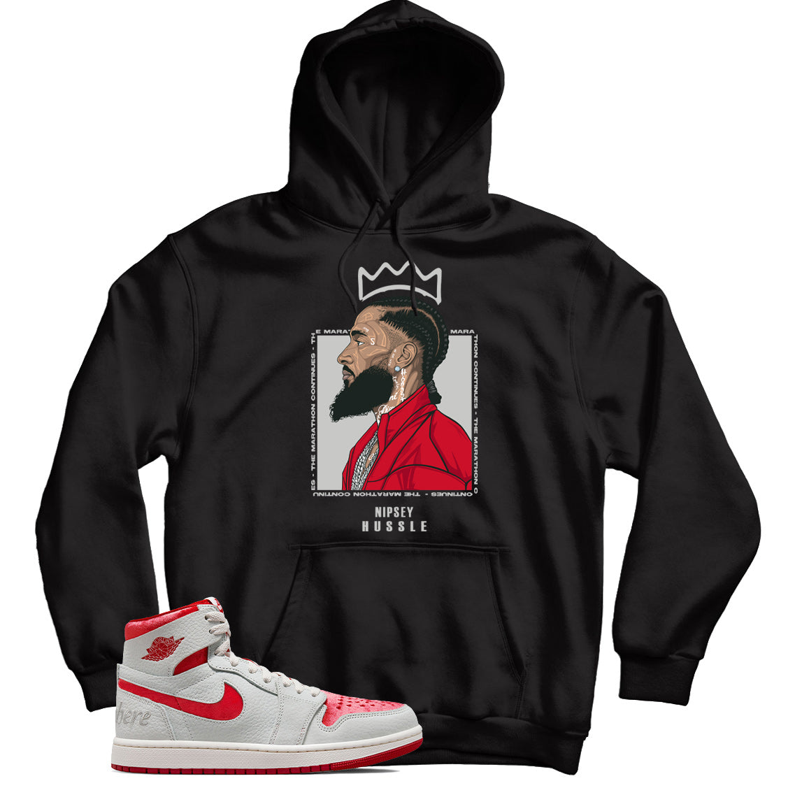 Jordan 1 Valentine’s Day hoodie