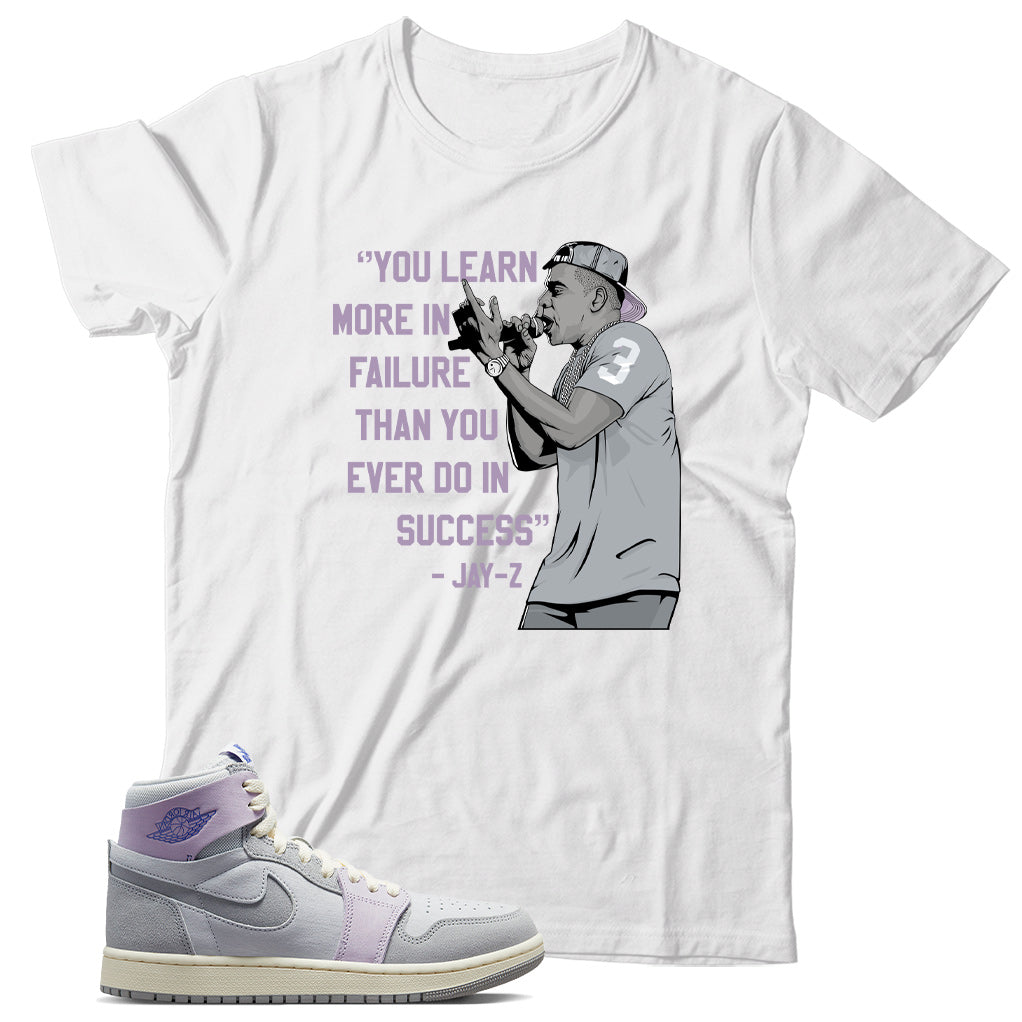 Jordan 1 Grey Purple shirt
