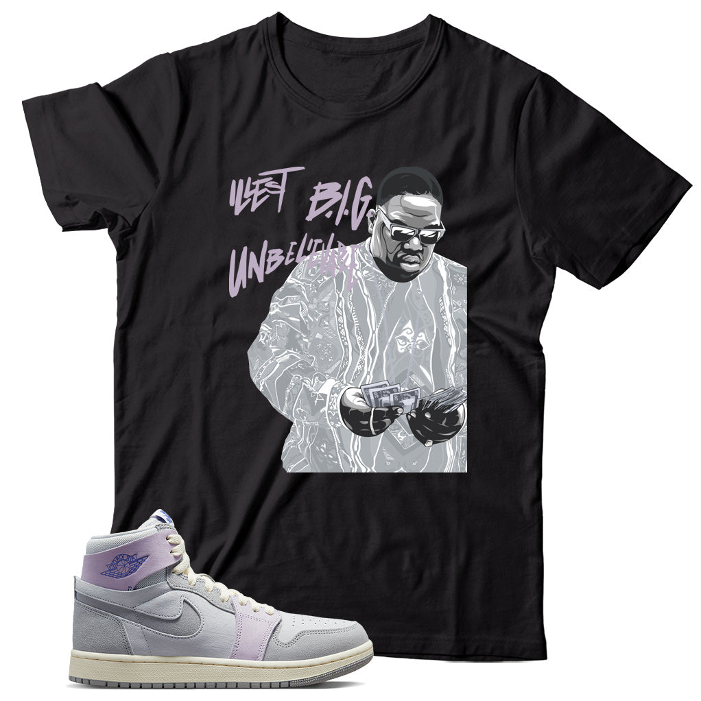 Jordan 1 Zoom Grey Purple shirt