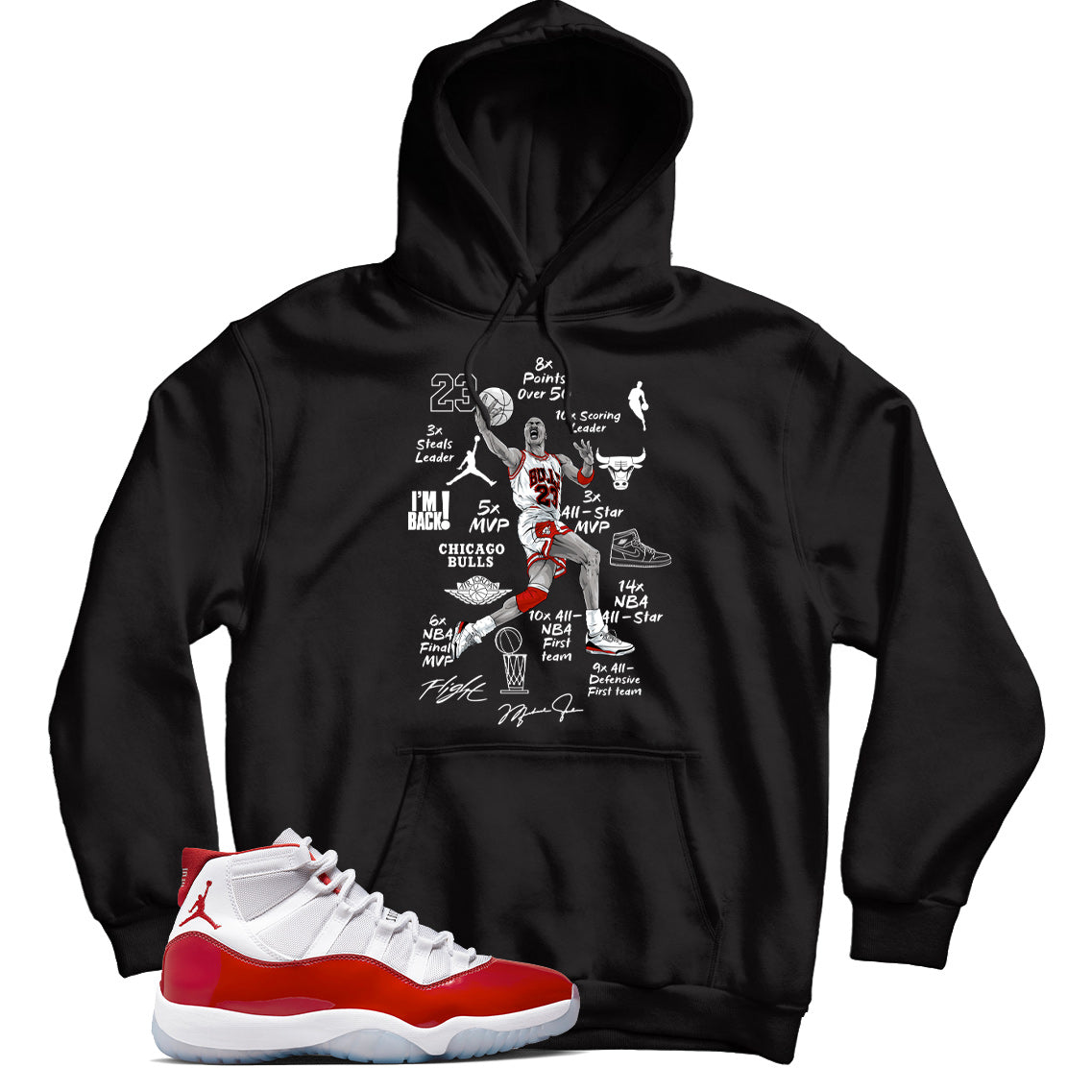 Jordan 11 Cherry hoodie