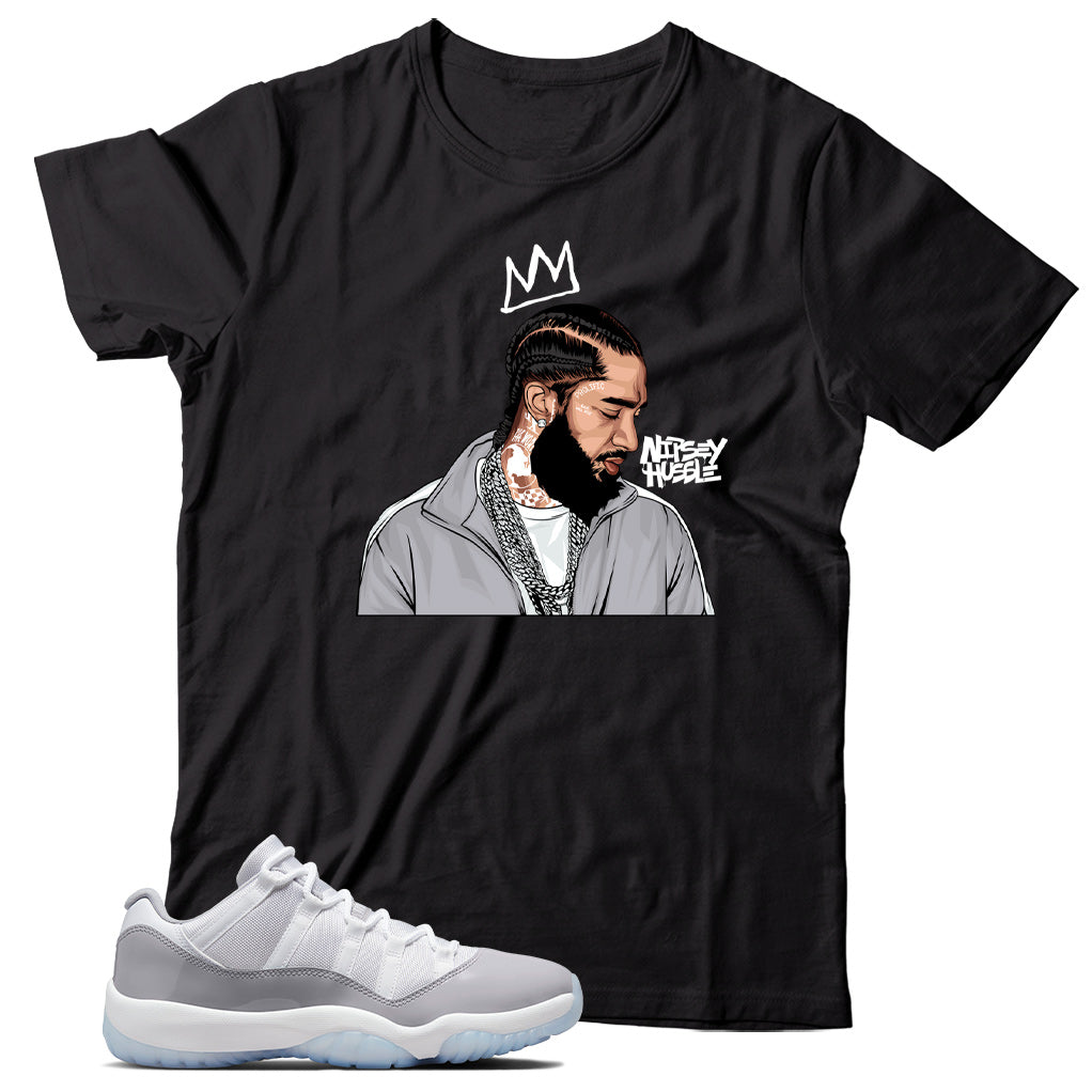 Jordan 11 Low Cement Grey Match Shirt