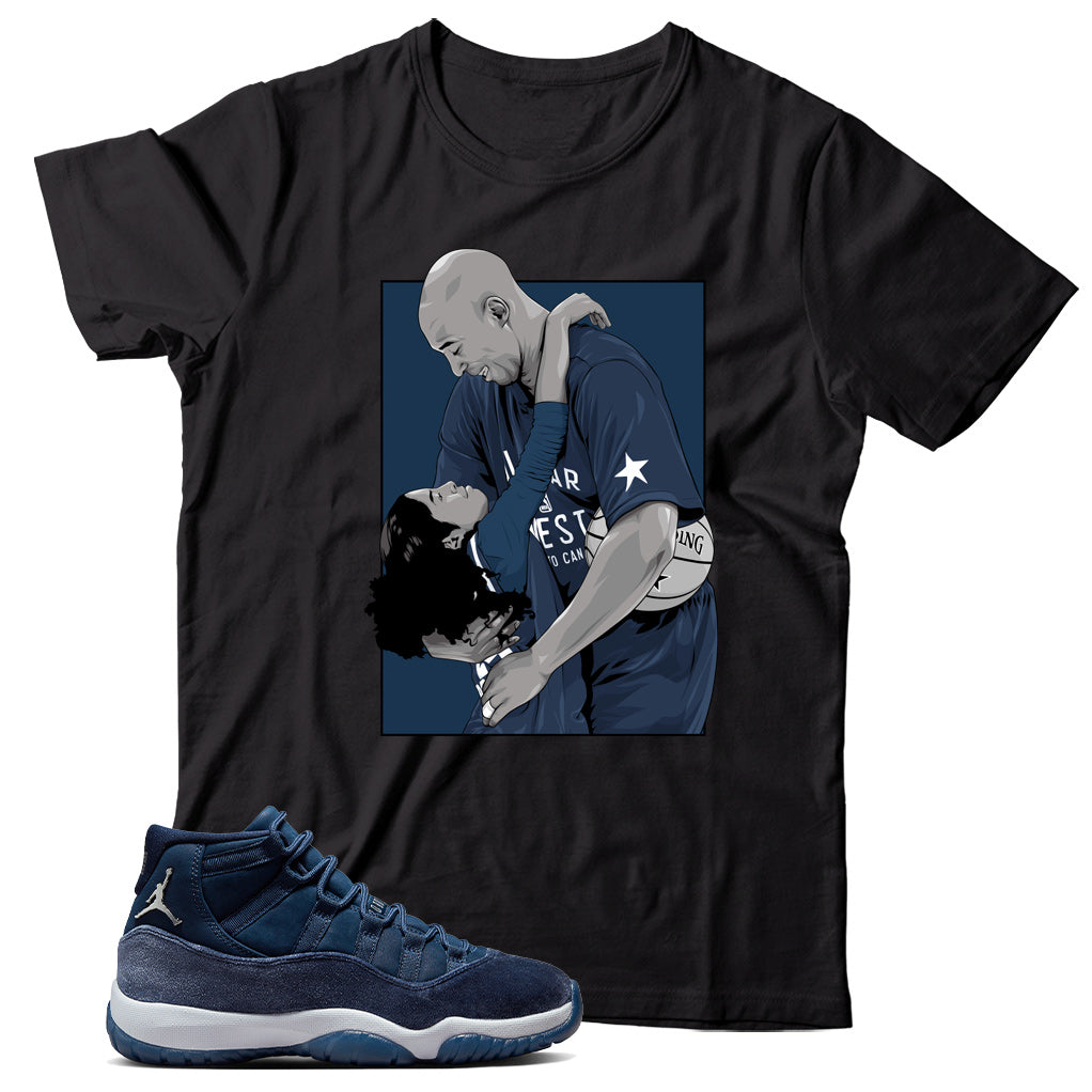 jordan 11 midnight navy shirt