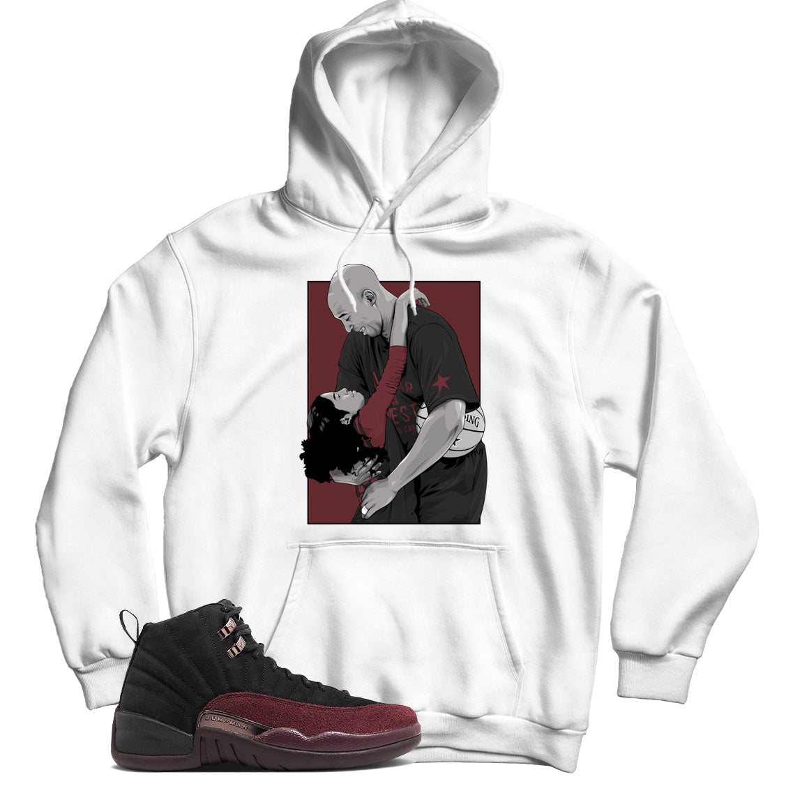 Jordan 12 A Ma Maniere Black hoodie