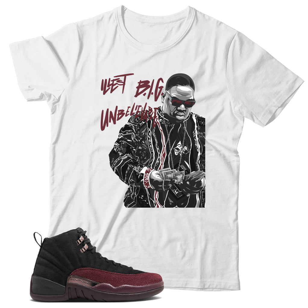 T-Shirt Match Jordan 12 A Ma Maniere Black