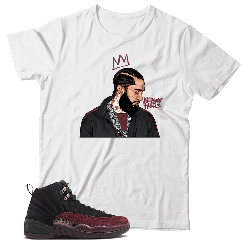 Jordan 12 A Ma Maniere Black shirt